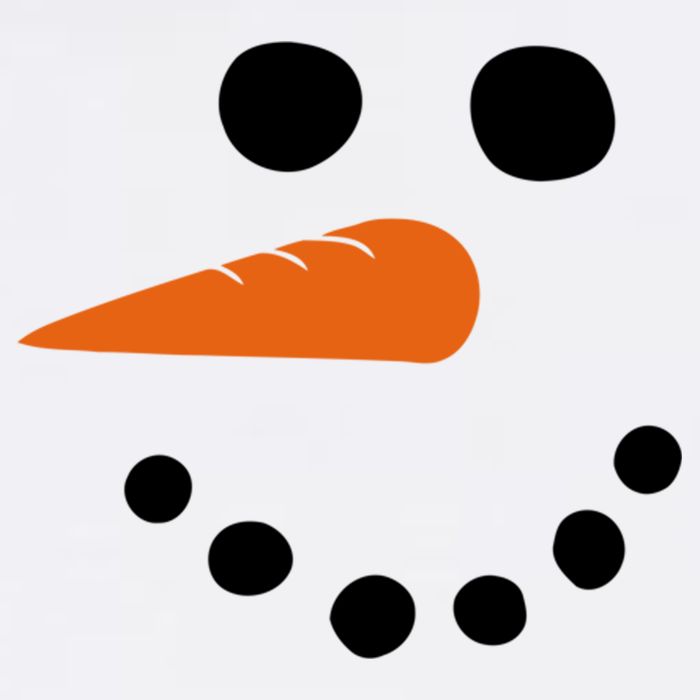 Winter Snowman Snow Face Bucket Hat