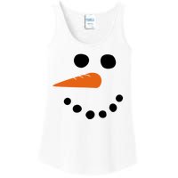 Winter Snowman Snow Face Ladies Essential Tank