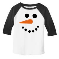 Winter Snowman Snow Face Toddler Fine Jersey T-Shirt