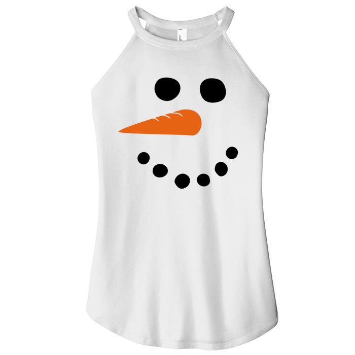 Winter Snowman Snow Face Women’s Perfect Tri Rocker Tank