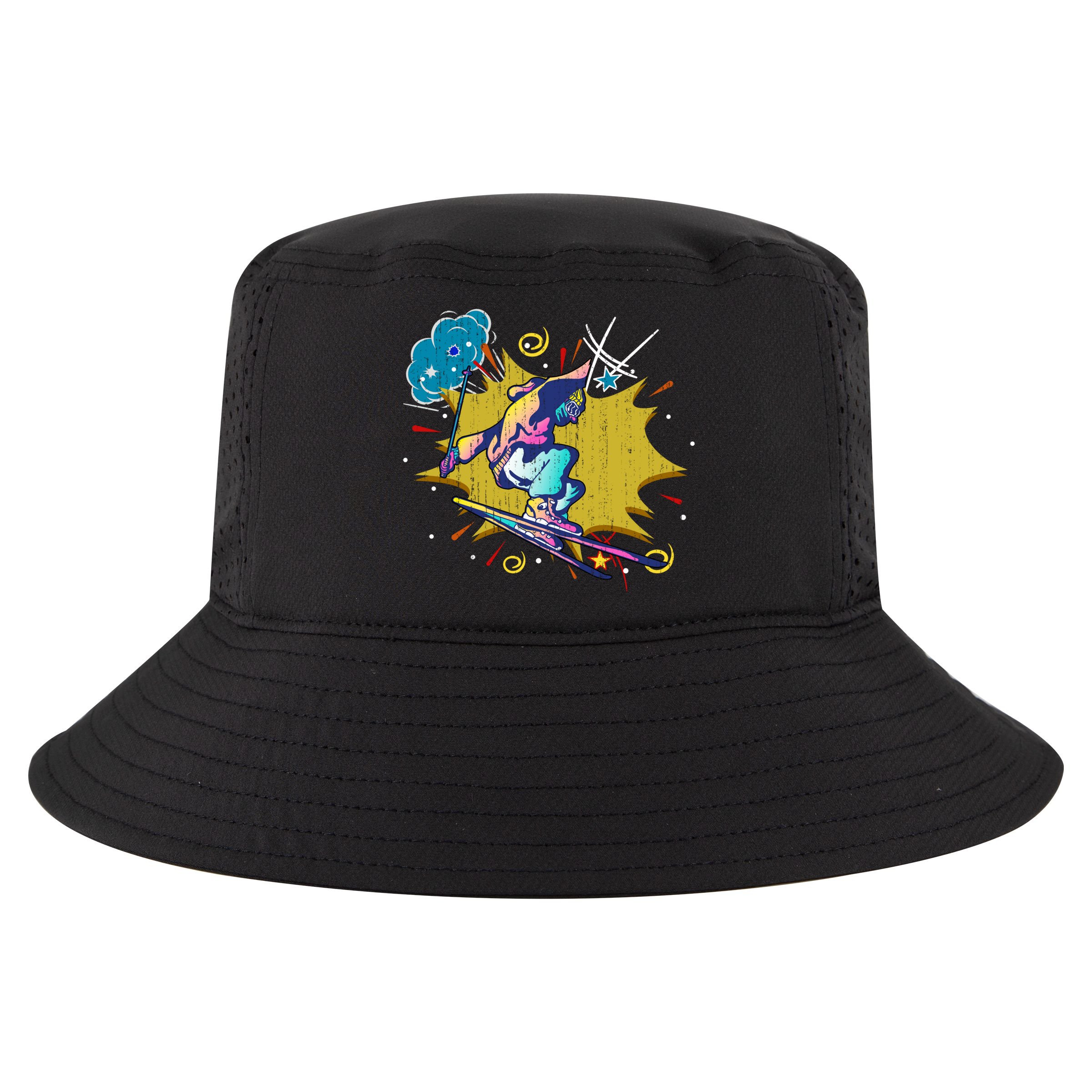 Winter Sports Ski Instructor Skier Skiing Lover Ski Gift Cool Comfort Performance Bucket Hat