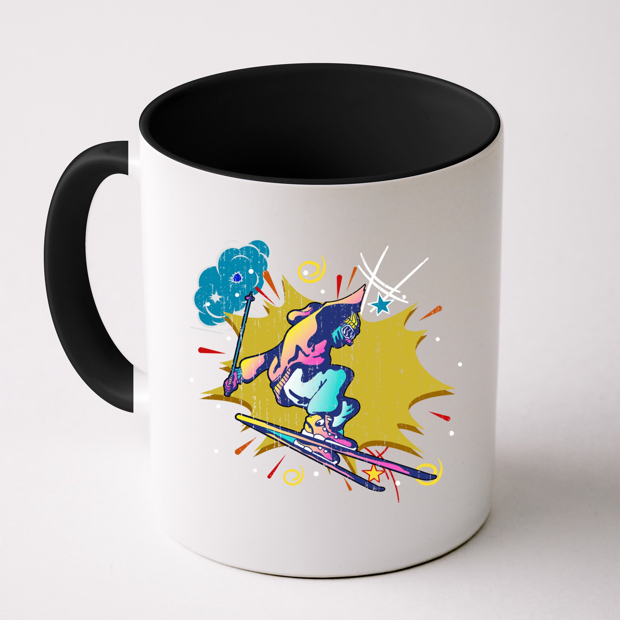 Winter Sports Ski Instructor Skier Skiing Lover Ski Gift Mug