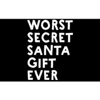 Worst Secret Santa Gift Ever Funny White Elephant Bumper Sticker