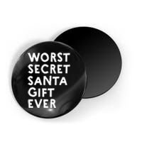 Worst Secret Santa Gift Ever Funny White Elephant Magnet