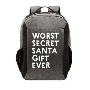 Worst Secret Santa Gift Ever Funny White Elephant Vector Backpack