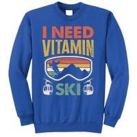 Wintersport Skiing Skier I Need Vitamin Ski Meaningful Gift Sweatshirt