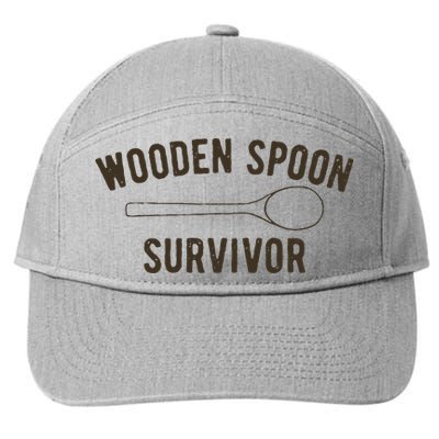 Wooden Spoon Survivor 7-Panel Snapback Hat