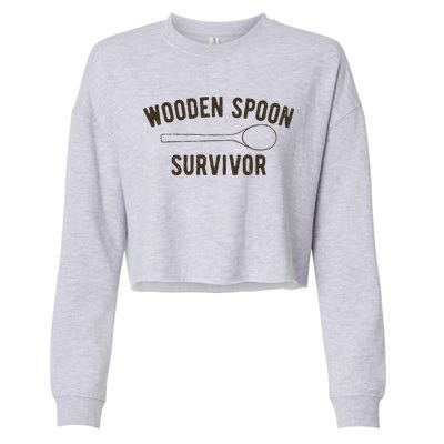 Wooden Spoon Survivor Cropped Pullover Crew