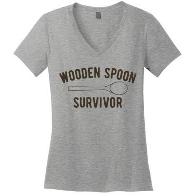 Wooden Spoon Survivor Women's V-Neck T-Shirt