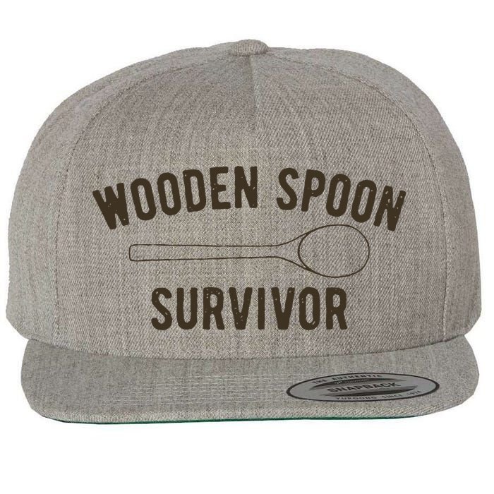 Wooden Spoon Survivor Wool Snapback Cap