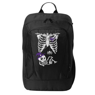 Witch Skeleton Spider Horror Cute Halloween Gift City Backpack