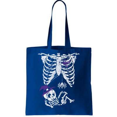 Witch Skeleton Spider Horror Cute Halloween Gift Tote Bag