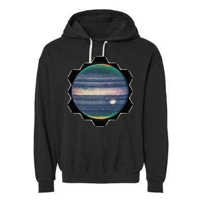 Webb Space Telescope New Image Jupiter Jwst Garment-Dyed Fleece Hoodie