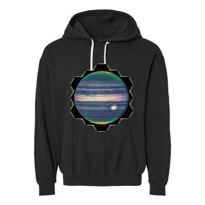 Webb Space Telescope New Image Jupiter Jwst Garment-Dyed Fleece Hoodie