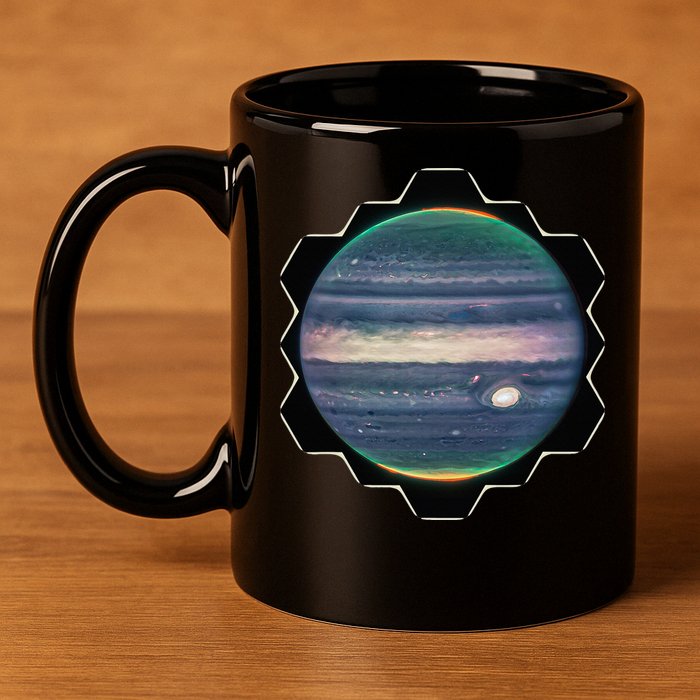 Webb Space Telescope New Image Jupiter Jwst 11oz C Handle Ceramic Mug