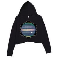 Webb Space Telescope New Image Jupiter Jwst Crop Fleece Hoodie