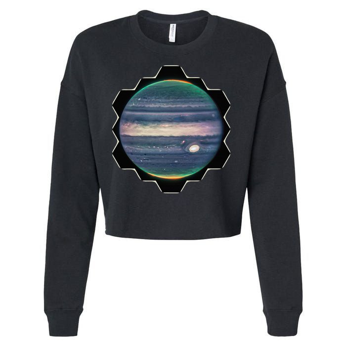 Webb Space Telescope New Image Jupiter Jwst Cropped Pullover Crew