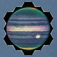 Webb Space Telescope New Image Jupiter Jwst Garment-Dyed Sweatshirt