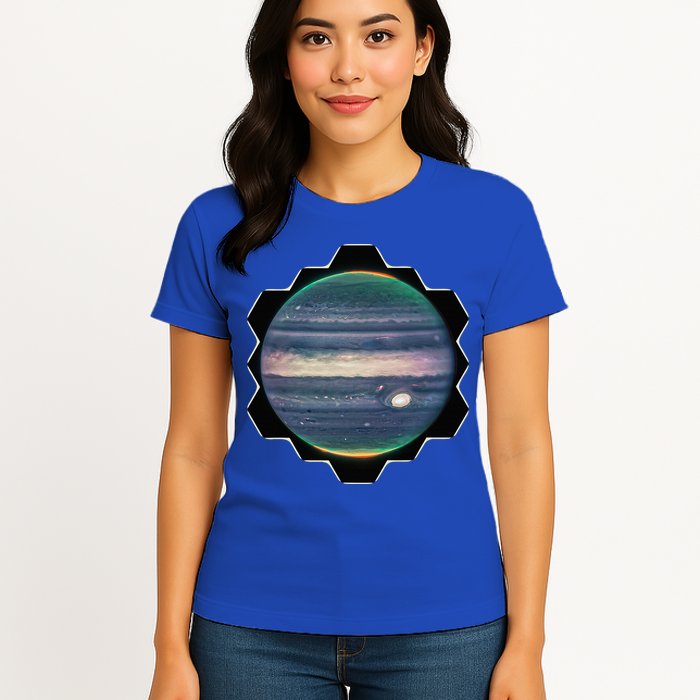 Webb Space Telescope New Image Jupiter Jwst Womens T-Shirt