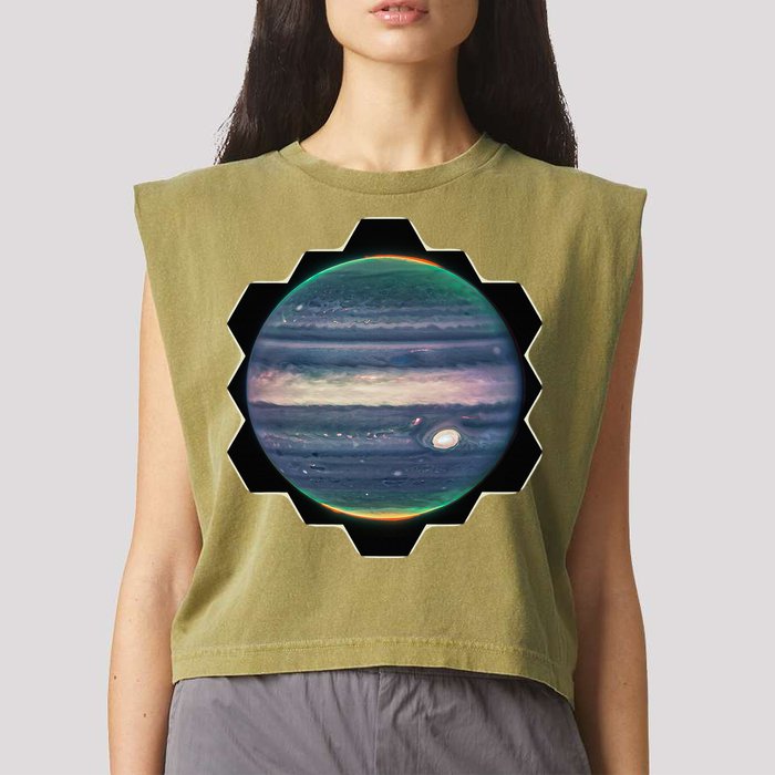 Webb Space Telescope New Image Jupiter Jwst Garment-Dyed Women's Muscle Tee