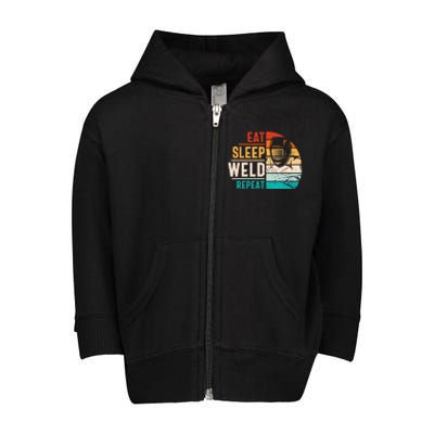 Welding Specialist TIG MAG Welder Definition Toddler Zip Fleece Hoodie