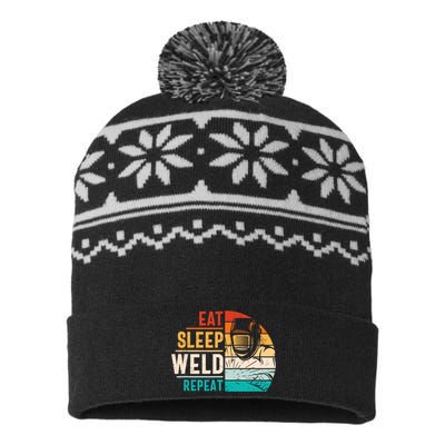 Welding Specialist TIG MAG Welder Definition USA-Made Snowflake Beanie