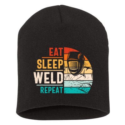 Welding Specialist TIG MAG Welder Definition Short Acrylic Beanie