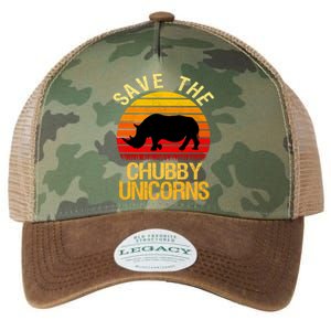 Wo Save The Chubby Unicorns Rhino Sunset Retro Gift Legacy Tie Dye Trucker Hat