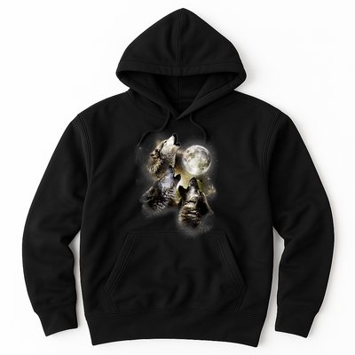 Wolf Shirt Three Wolves Moon Wolf Moon Hoodie
