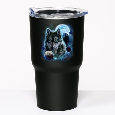 Wolf Shirt Three Wolves Moon Wolf Moon Tumbler