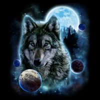 Wolf Shirt Three Wolves Moon Wolf Moon Toddler Hoodie