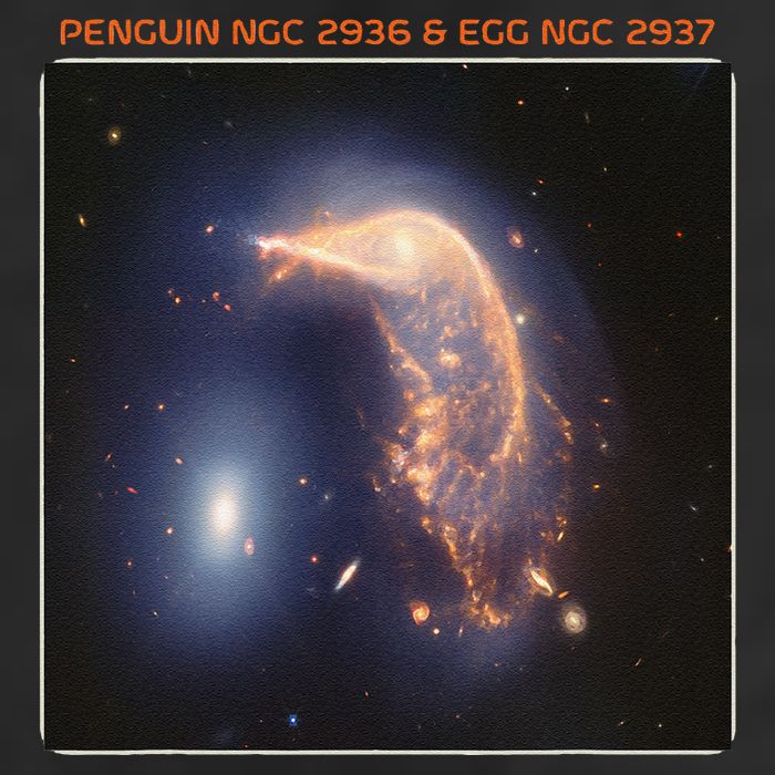 Webb Space Telescope The Penguin And Egg Ngc 2936 2937 Jwst Cool Comfort Performance Bucket Hat