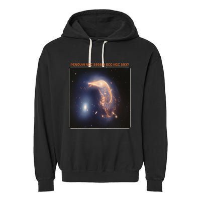 Webb Space Telescope The Penguin And Egg Ngc 2936 2937 Jwst Garment-Dyed Fleece Hoodie
