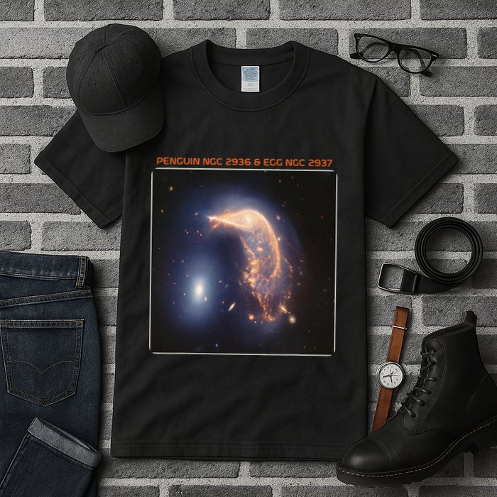 Webb Space Telescope The Penguin And Egg Ngc 2936 2937 Jwst Tall T-Shirt