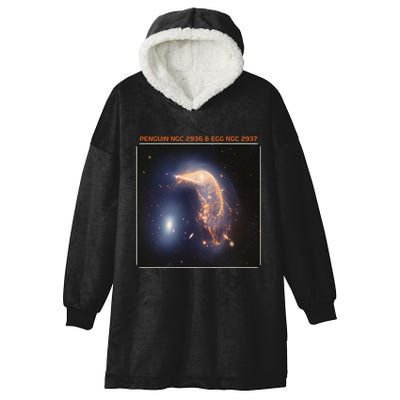 Webb Space Telescope The Penguin And Egg Ngc 2936 2937 Jwst Hooded Wearable Blanket