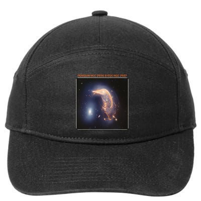 Webb Space Telescope The Penguin And Egg Ngc 2936 2937 Jwst 7-Panel Snapback Hat