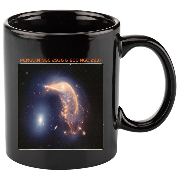 Webb Space Telescope The Penguin And Egg Ngc 2936 2937 Jwst 11oz C Handle Ceramic Mug