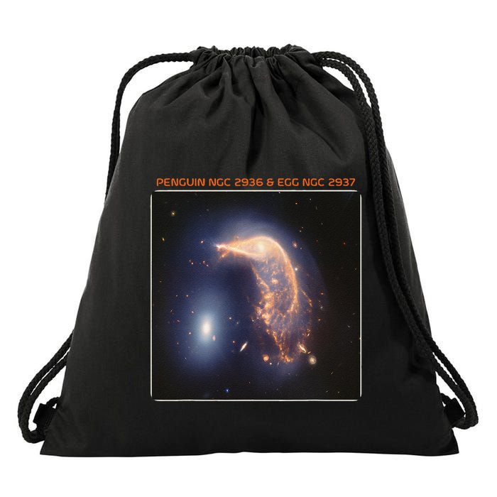 Webb Space Telescope The Penguin And Egg Ngc 2936 2937 Jwst Drawstring Bag