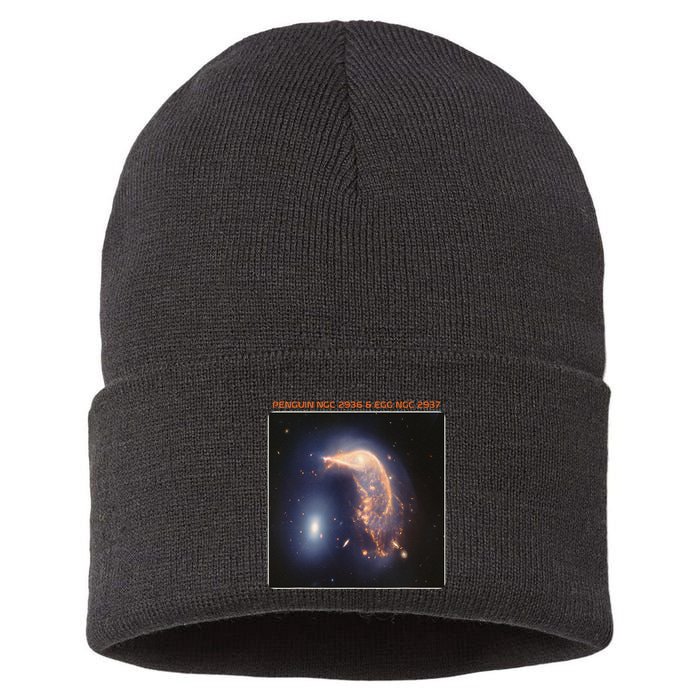 Webb Space Telescope The Penguin And Egg Ngc 2936 2937 Jwst Sustainable Knit Beanie