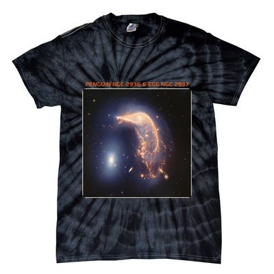 Webb Space Telescope The Penguin And Egg Ngc 2936 2937 Jwst Tie-Dye T-Shirt
