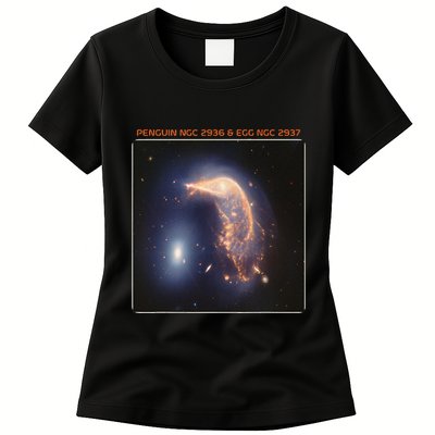 Webb Space Telescope The Penguin And Egg Ngc 2936 2937 Jwst Womens T-Shirt
