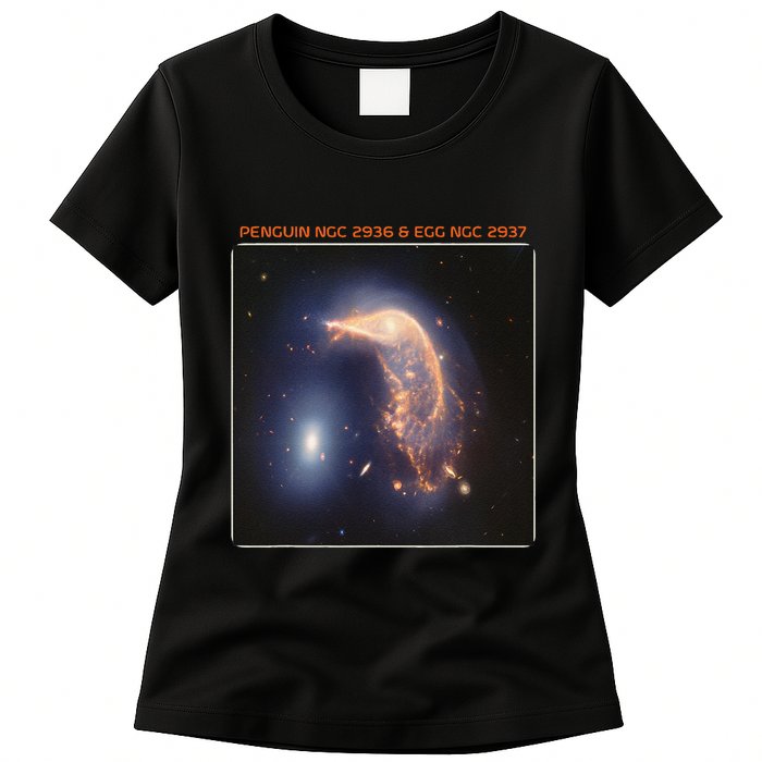 Webb Space Telescope The Penguin And Egg Ngc 2936 2937 Jwst Womens T-Shirt