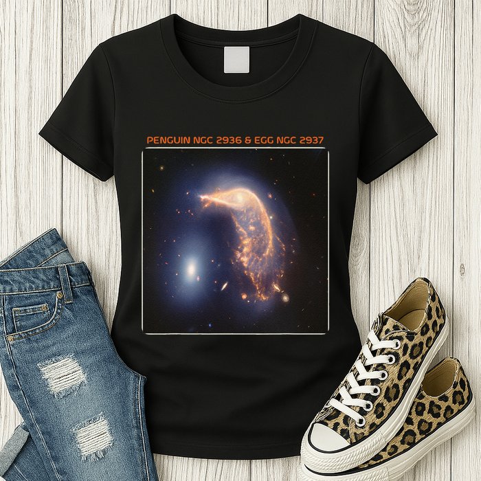 Webb Space Telescope The Penguin And Egg Ngc 2936 2937 Jwst Womens T-Shirt