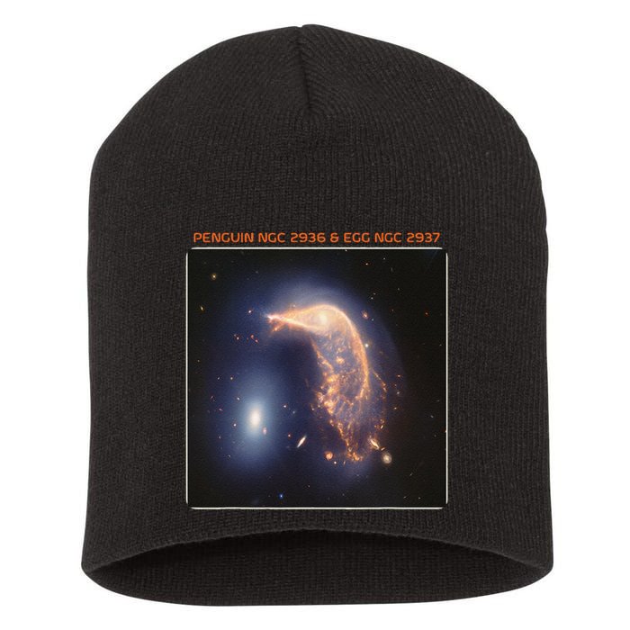 Webb Space Telescope The Penguin And Egg Ngc 2936 2937 Jwst Short Acrylic Beanie