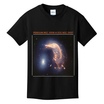 Webb Space Telescope The Penguin And Egg Ngc 2936 2937 Jwst Kids T-Shirt