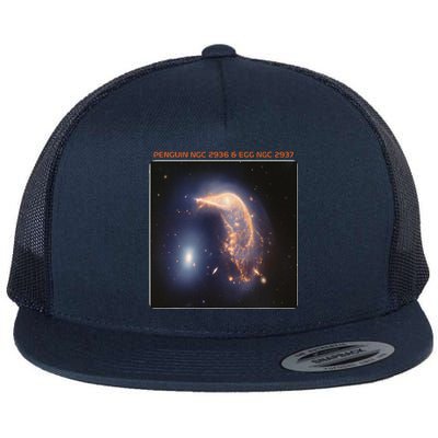 Webb Space Telescope The Penguin And Egg Ngc 2936 2937 Jwst Flat Bill Trucker Hat