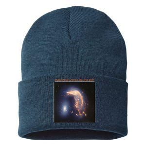 Webb Space Telescope The Penguin And Egg Ngc 2936 2937 Jwst Sustainable Knit Beanie