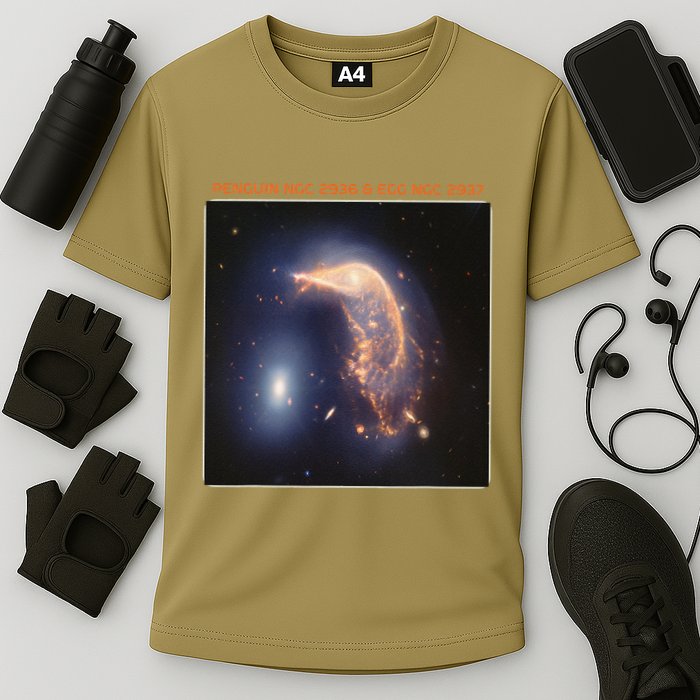 Webb Space Telescope The Penguin And Egg Ngc 2936 2937 Jwst Performance Shirt