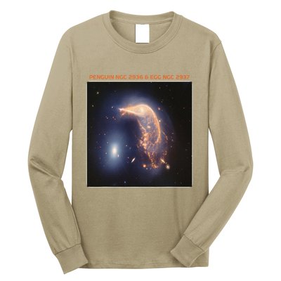 Webb Space Telescope The Penguin And Egg Ngc 2936 2937 Jwst Long Sleeve Shirt