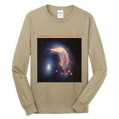 Webb Space Telescope The Penguin And Egg Ngc 2936 2937 Jwst Tall Long Sleeve T-Shirt